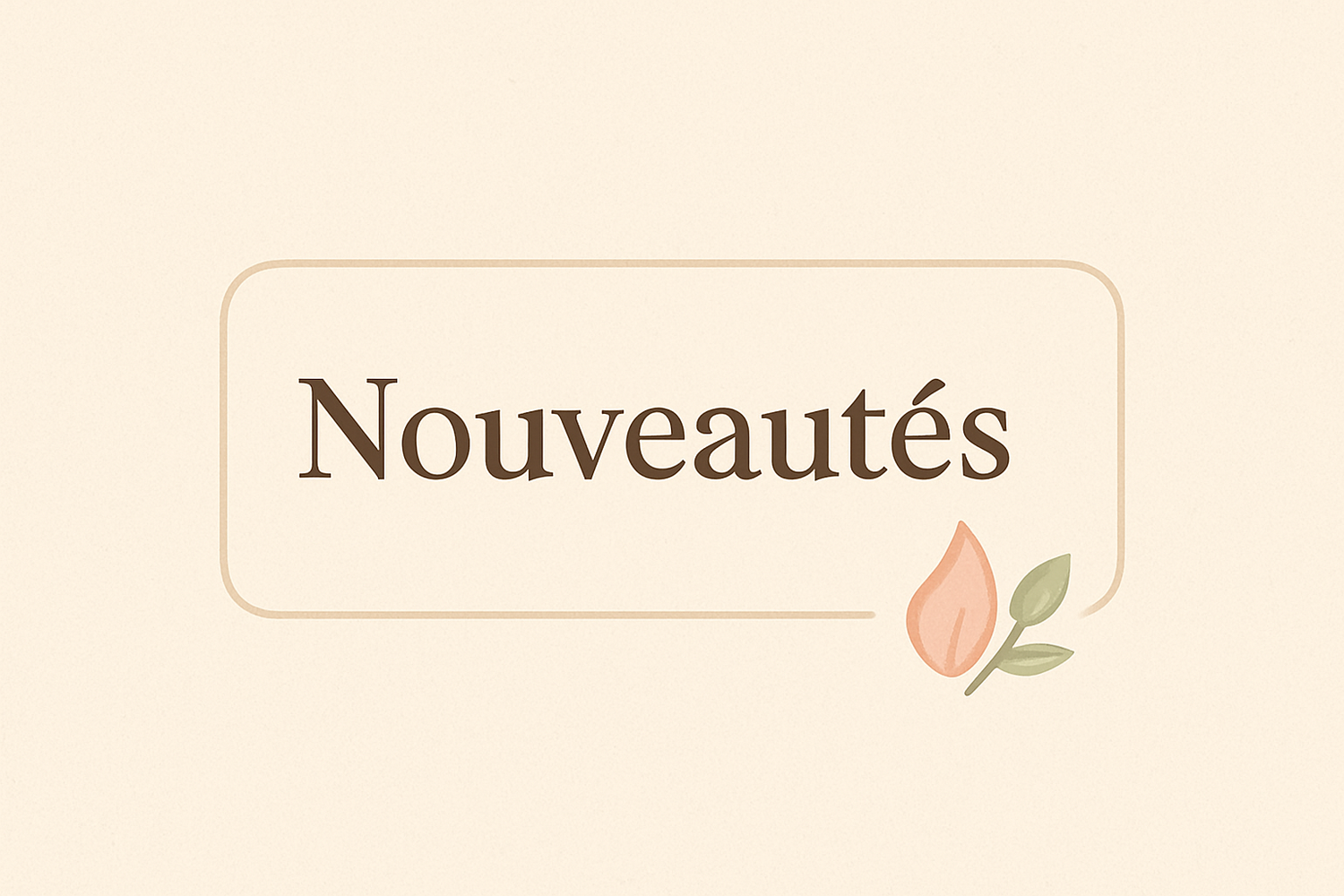 Nouveautés